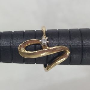 Diamond 10k Gold Ring
